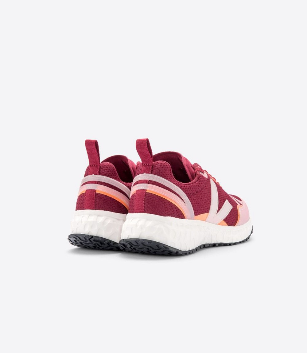 Veja Sneakers Dam - Condor Mesh - Röda/Rosa - 218547-FER